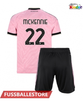Günstige Juventus Weston McKennie #22 Auswärts Trikotsatzt Kinder 2026-27 Kurzarm (+ Kurze Hosen)